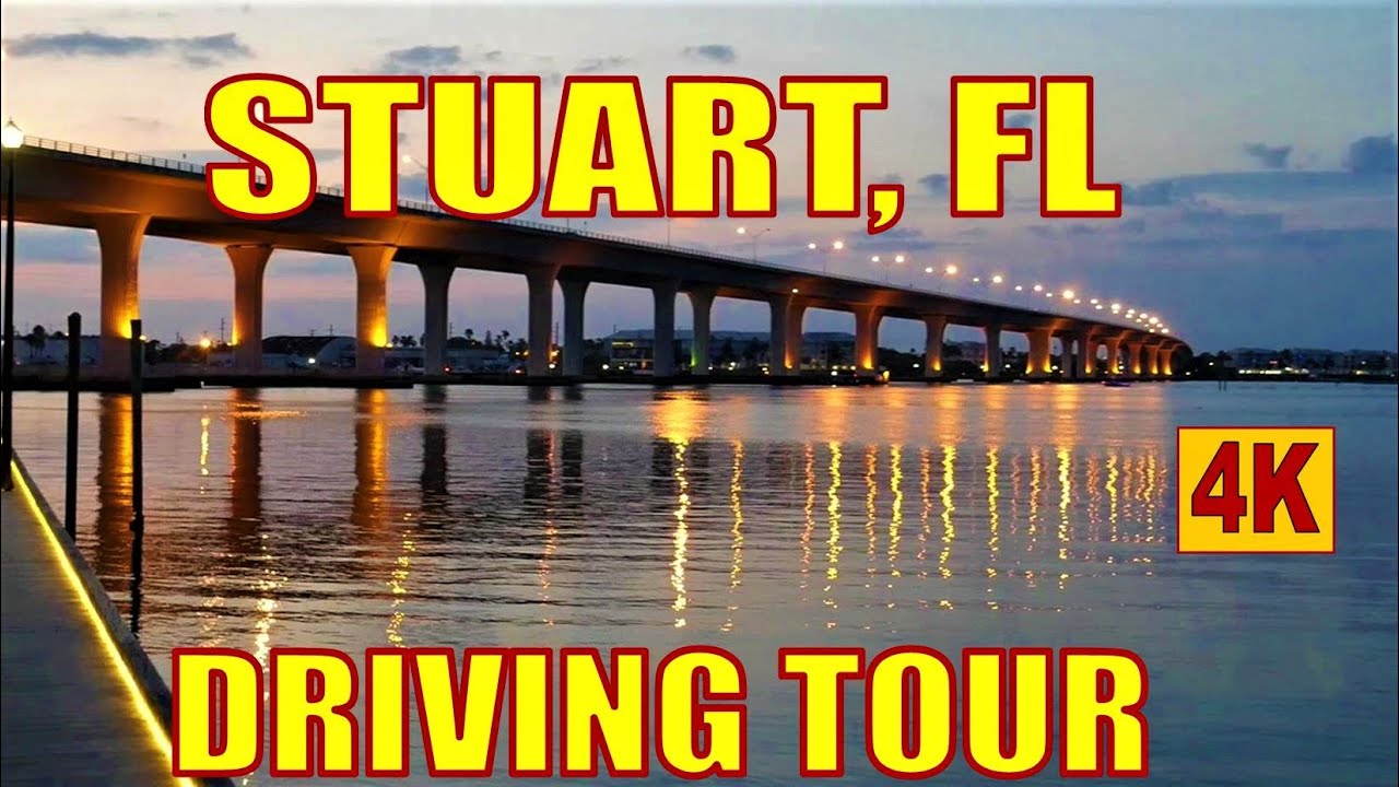 STUART DRIVING TOUR 4K | Historic Downtown Stuart