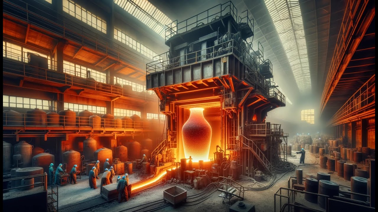 Modern Artisan Glassmaking: The Journey from Molten Glass to Elegant Jugs | Behind-the-Scenes