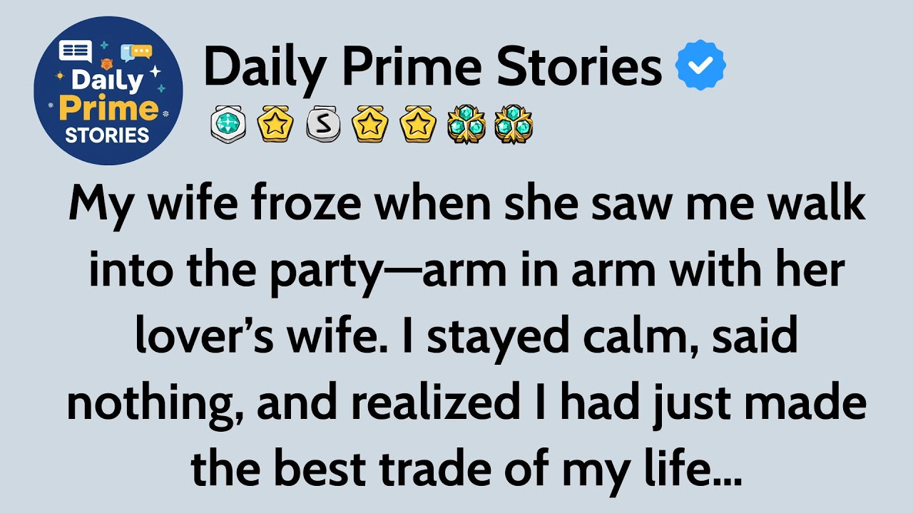 My Wife Froze When She Saw Me Walk Into The Party—Arm In Arm With Her Lover’s Wife. I Stayed Calm