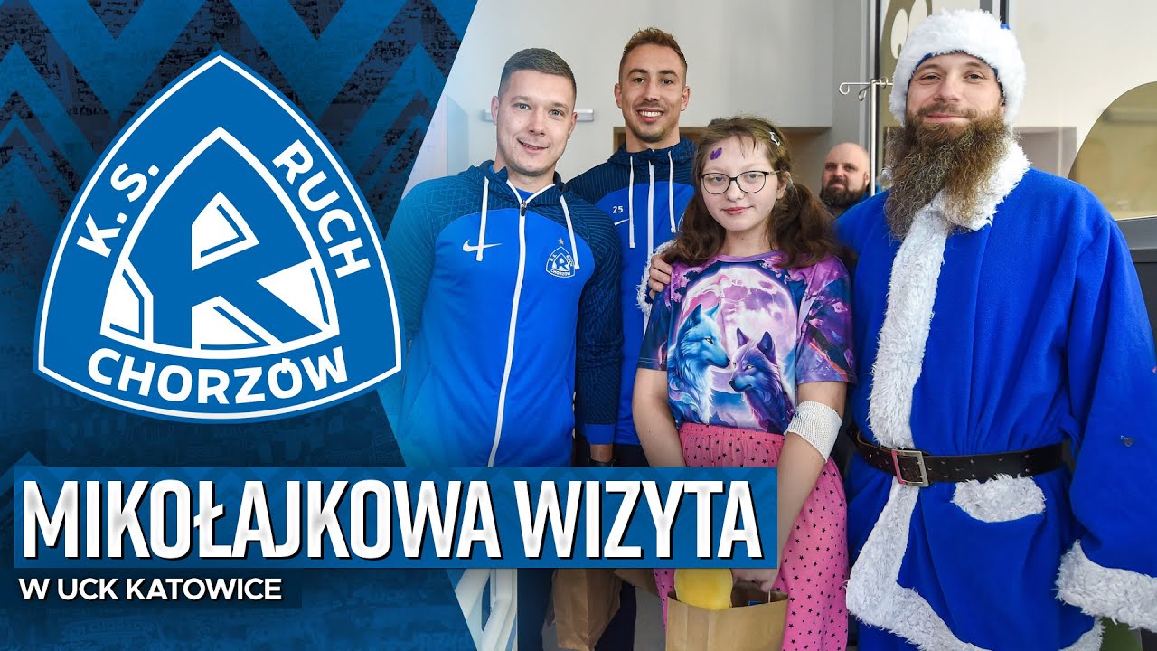 Mikołajkowa wizyta piłkarzy Ruchu i SK1920 w UCK Katowice (03.12.2024)