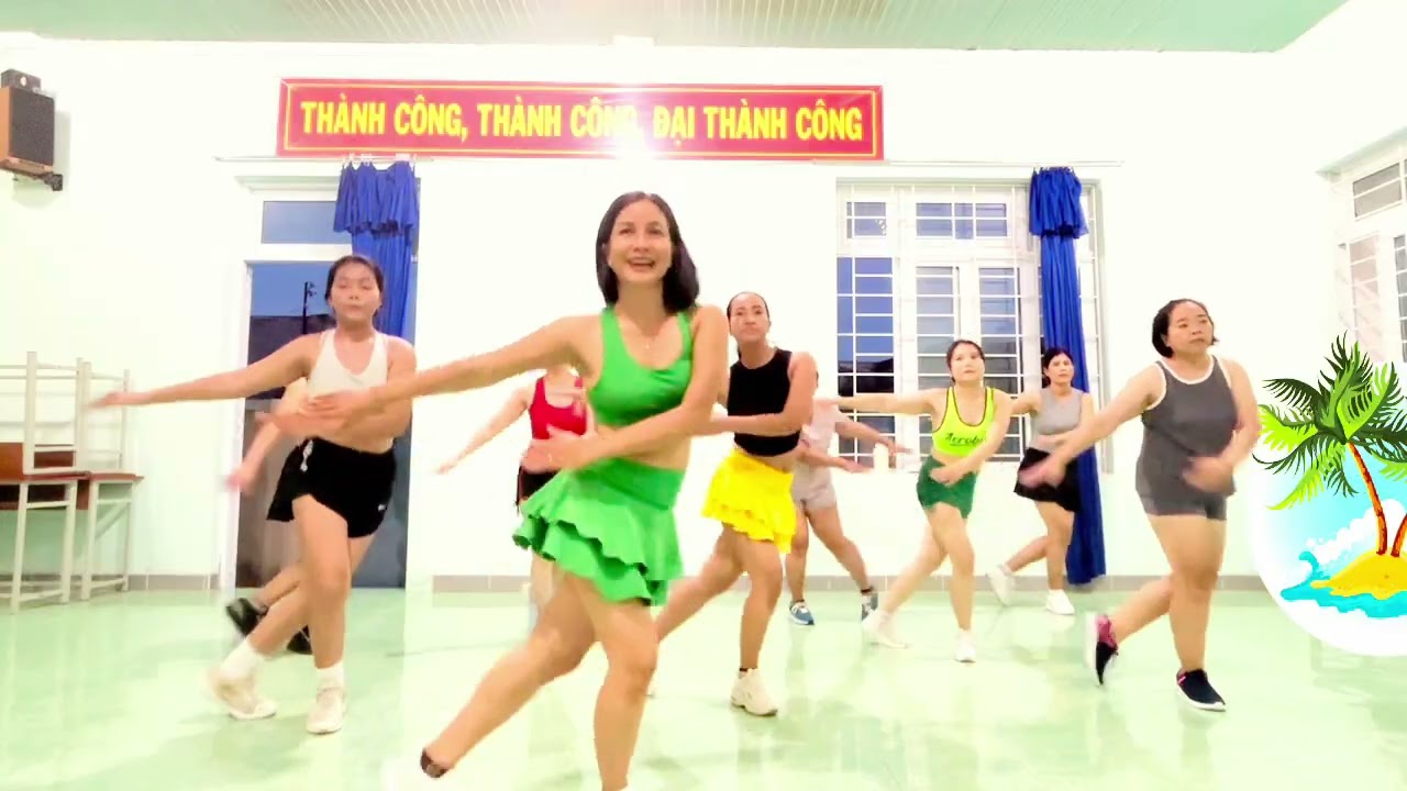 Bài Tổng hợp Aerobics 42p nhạc cuốn, giảm mở toàn thân 