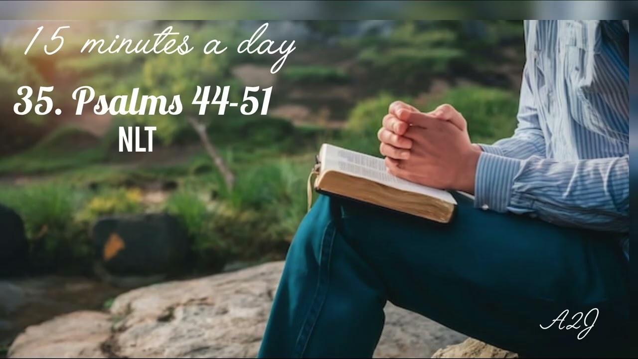 15 minutes a day Bible Reading Podcast // Thirty-five // Psalms 44-51