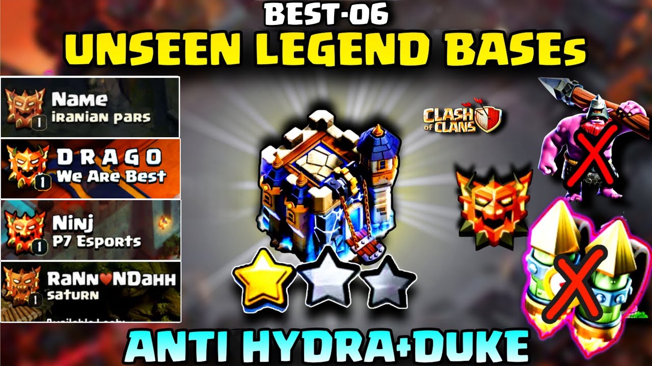 Best TH18 LEGEND BASE LINKS at +5400 Trophies in 2026 | Th18 war Bases | Anti Thrower & Super Bowler