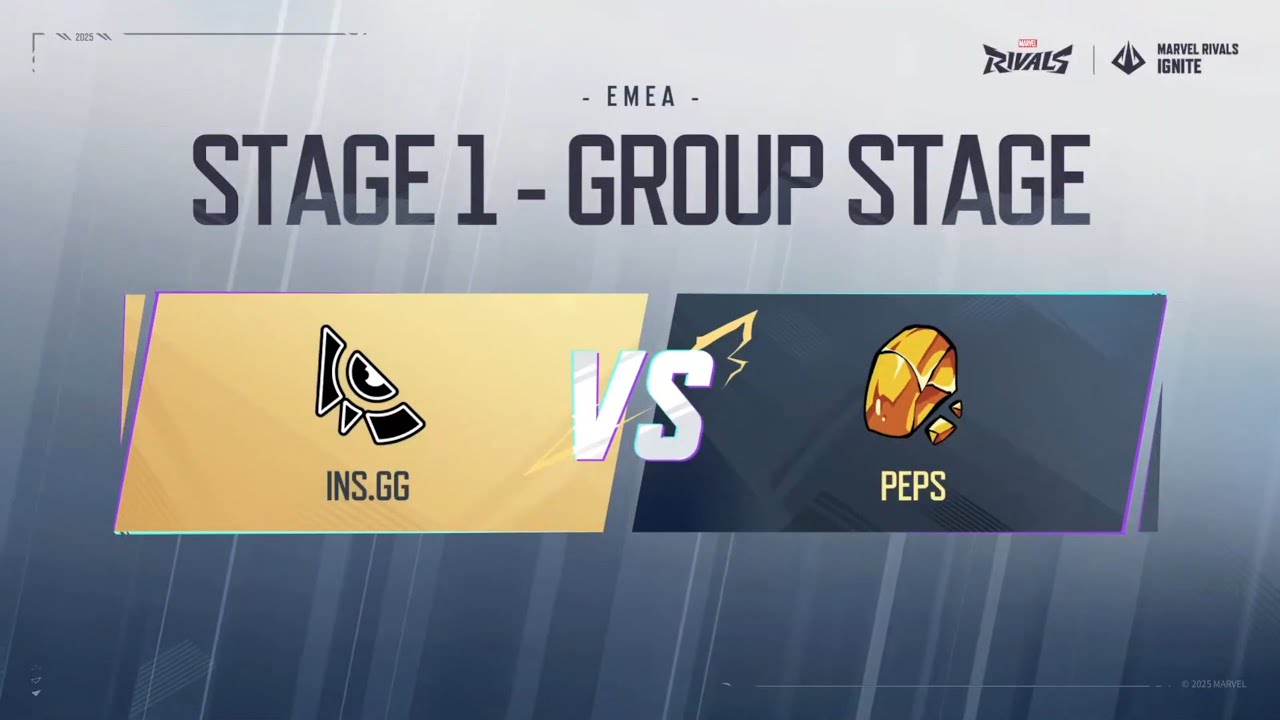 Insomnia gg vs Team Peps | Marvel Rivals Ignite EMEA Stage 1 - Group Day 3
