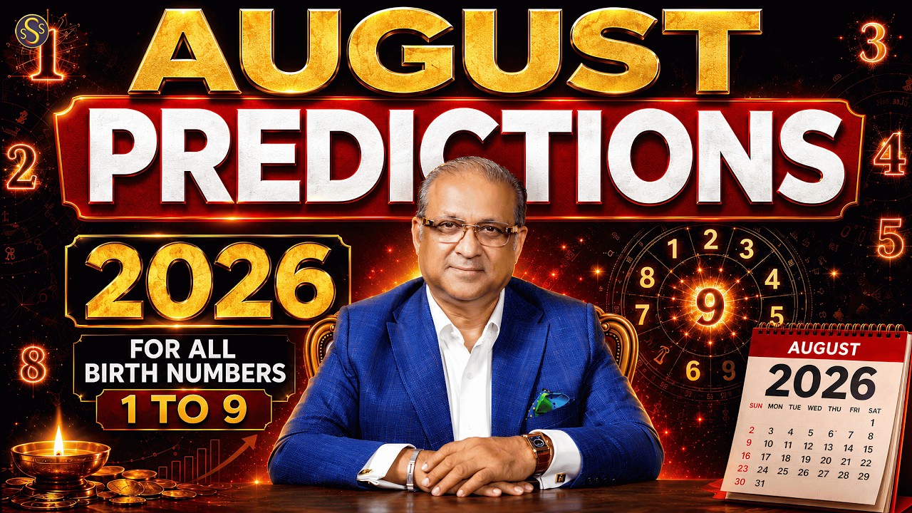 August 2026 Predictions: This Month Can Change Your Direction | Numerology for Birth Numbers 1-9