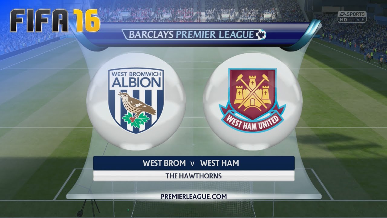 FIFA 16 - West Bromwich Albion vs. West Ham United @ The Hawthorns