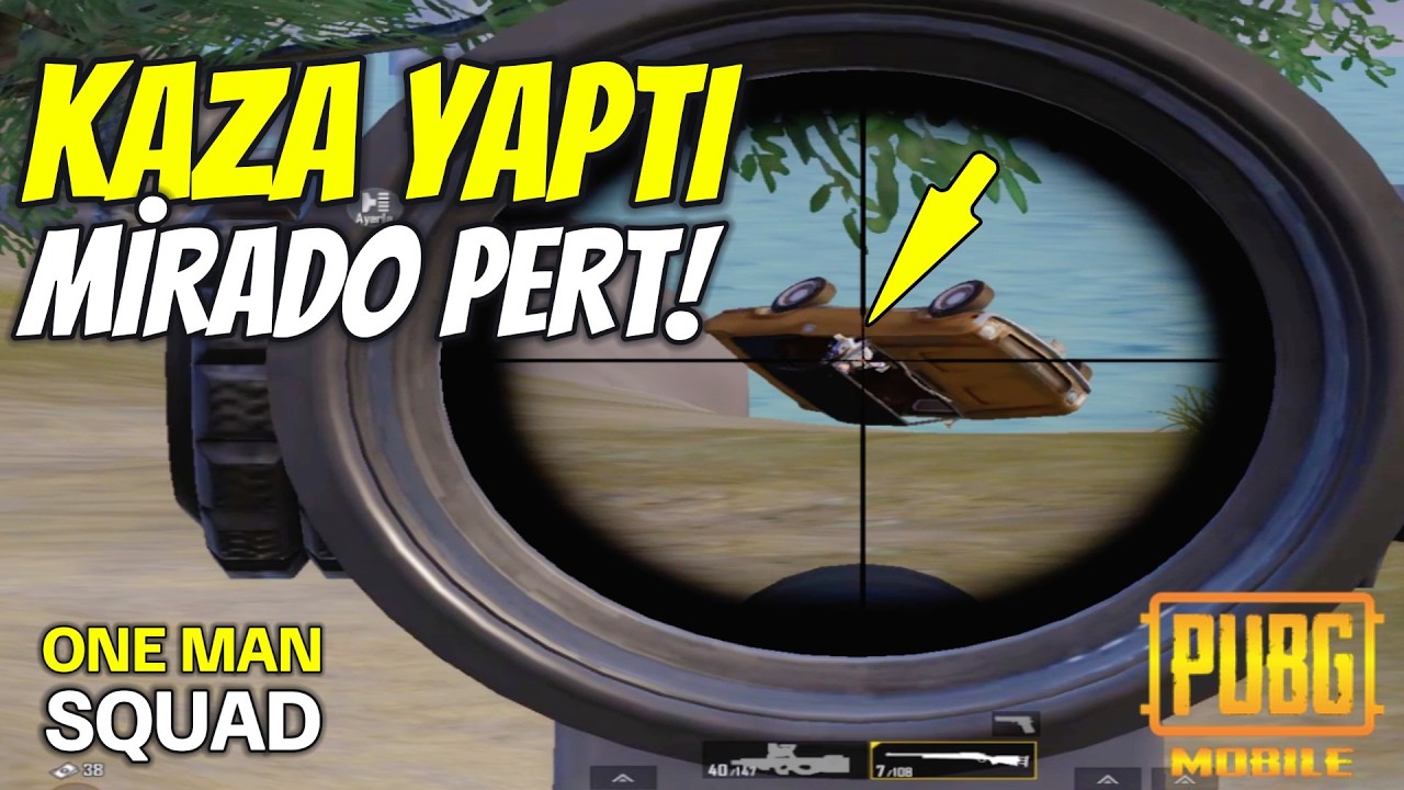 MİRADO PERT OLDU. ! BURAK GAME ONE MAN SQUAD PUBG MOBİLE