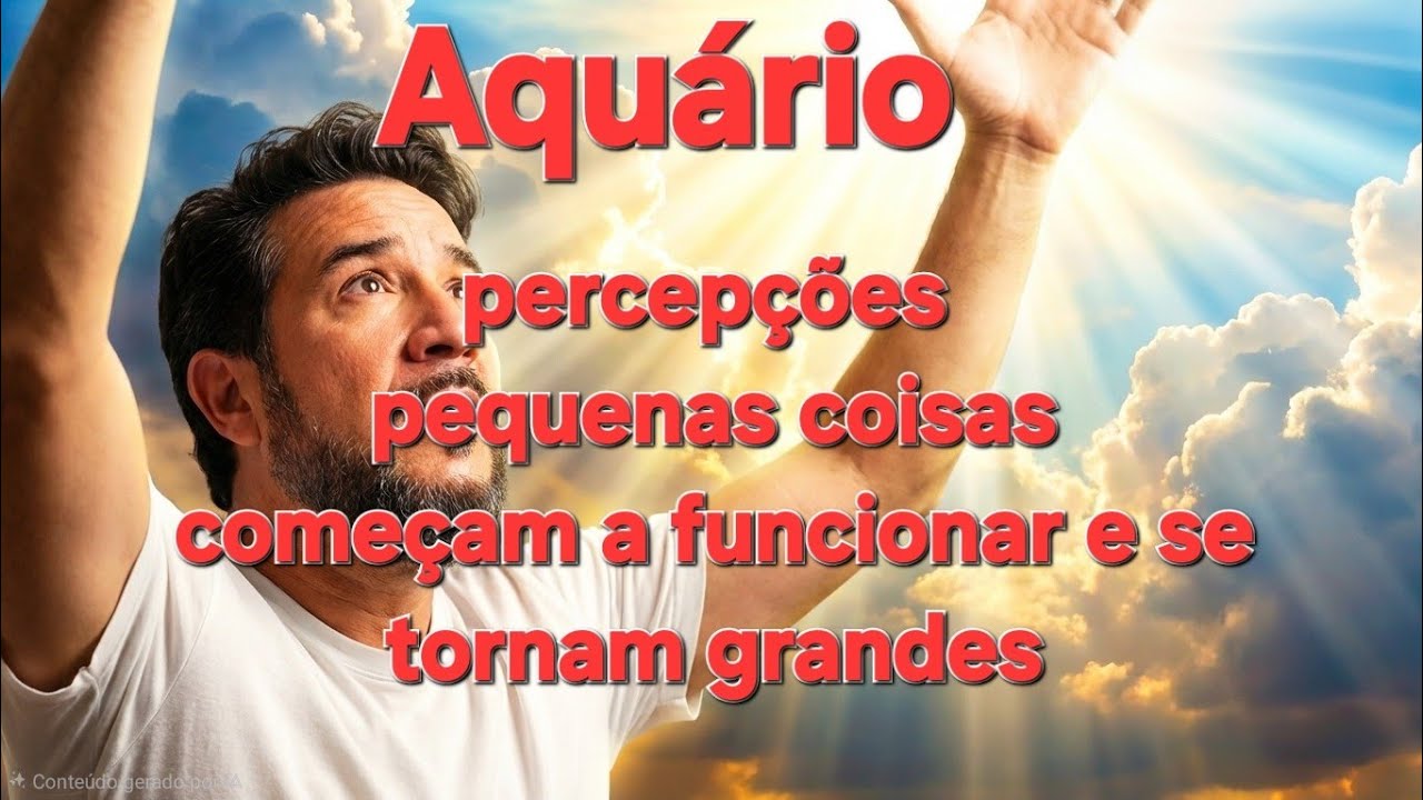 Aquário, clareando sua mente, começando as pequenas mudanças que irão se tornar grandes.
