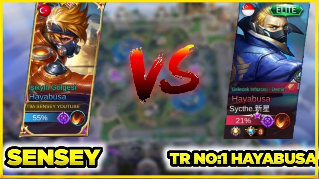 TÜRKİYE NO:1 HAYABUSA VS SENSEY 1V1 MOBİLE LEGENDS