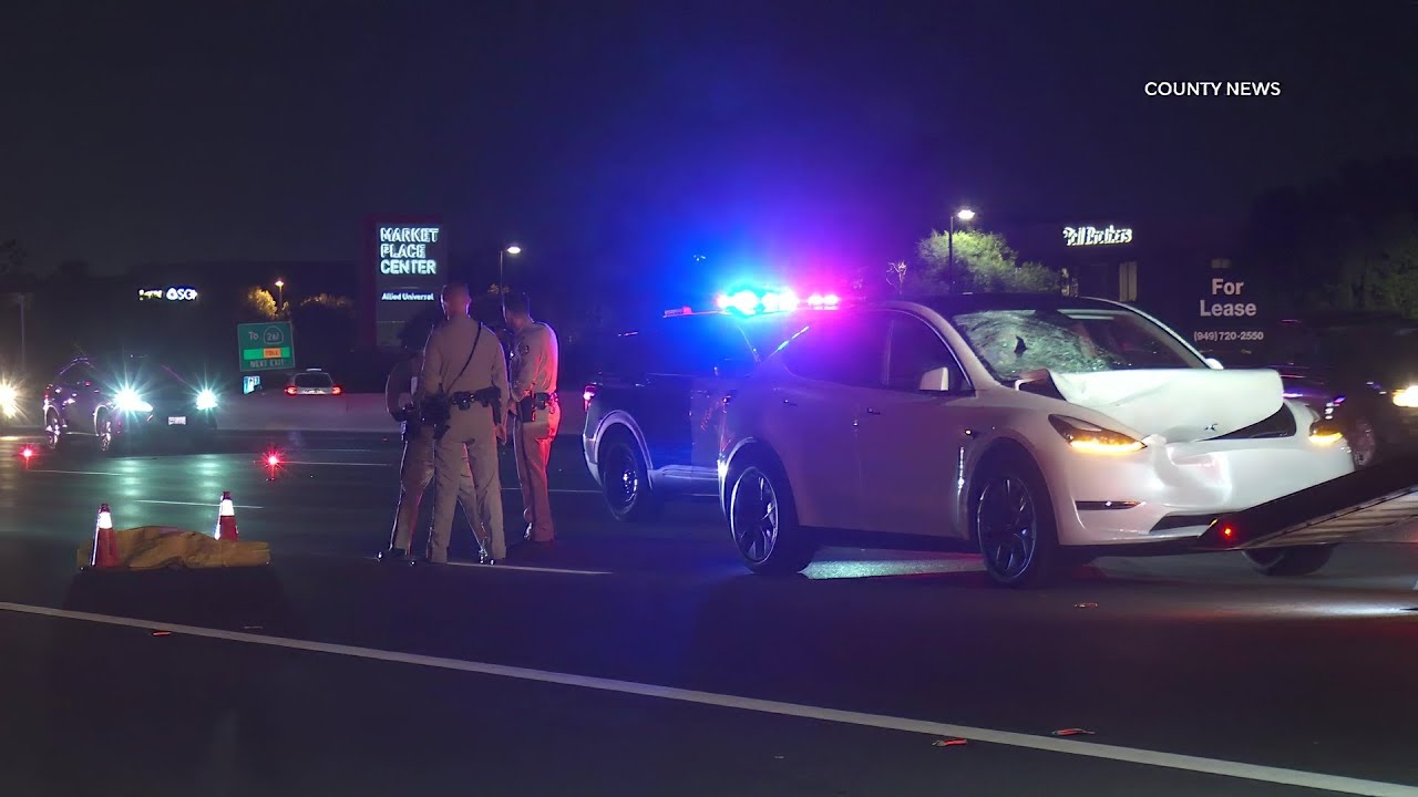 Pedestrian In Lanes Struck, Killed By Tesla | Irvine, CA