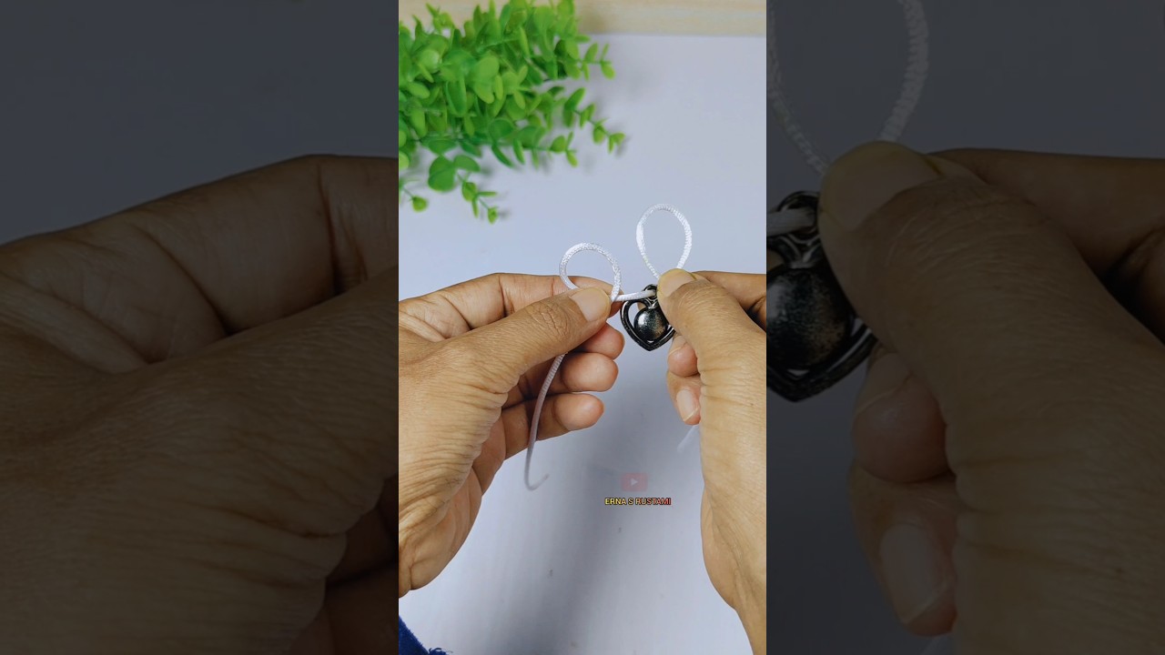 paracord knots tutorial, cara membuat simpul liontin kalung #macramebracelet #paracordknots