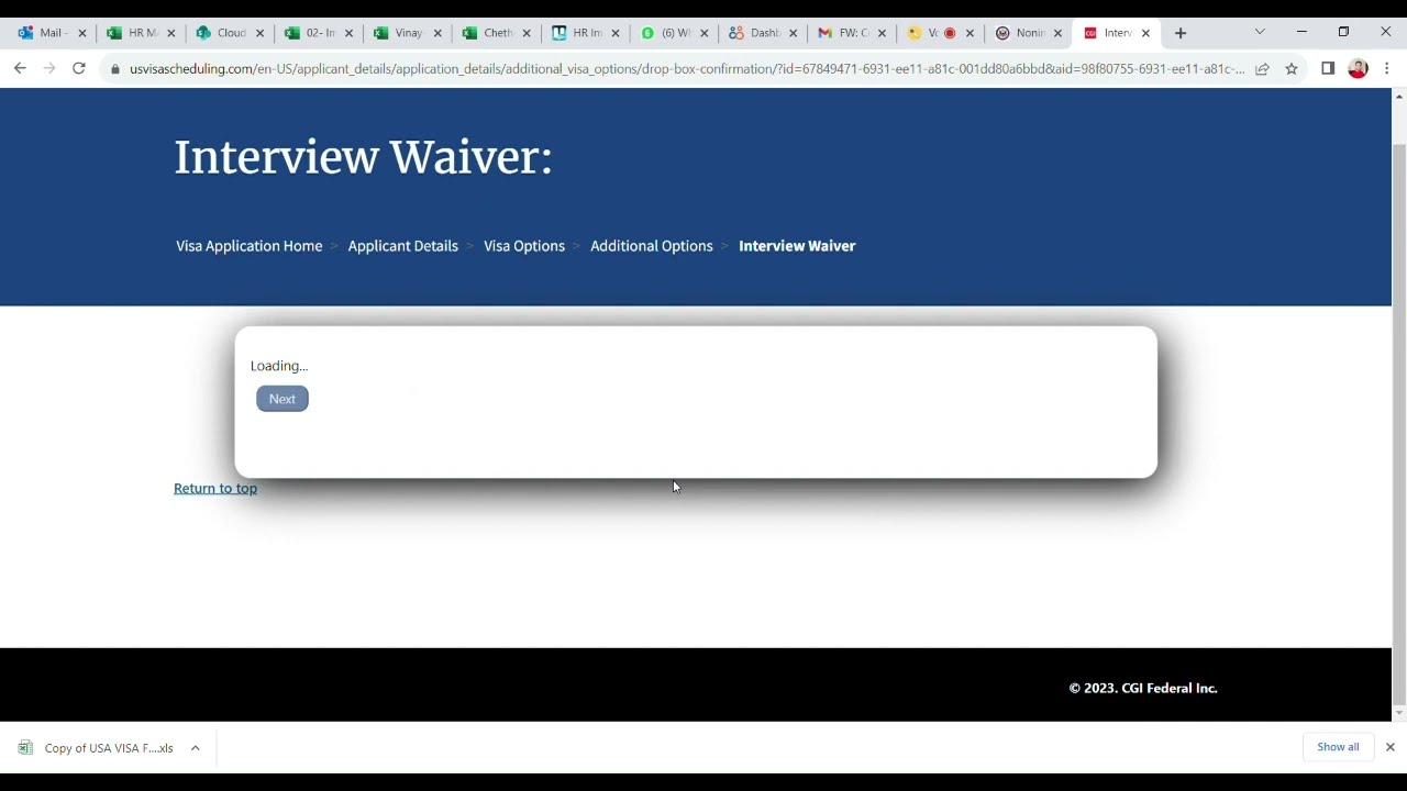 US Visa Interview Waiver Questions