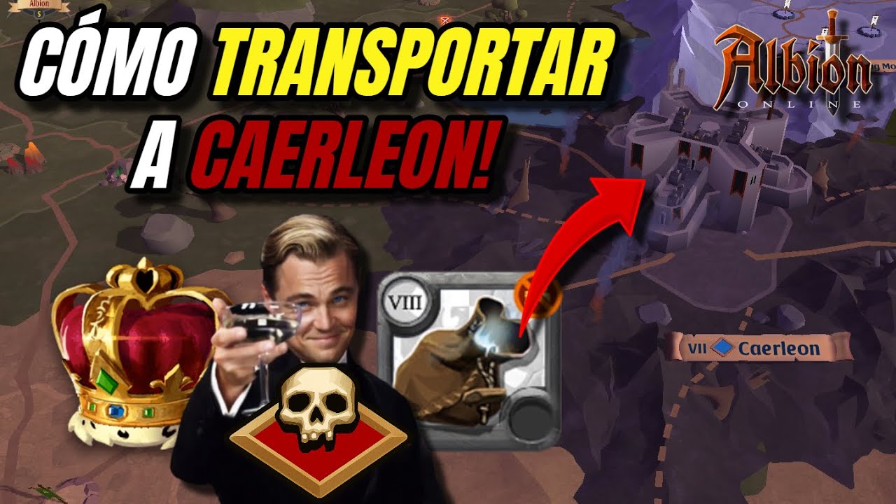 CÓMO TRANSPORTAR DESDE CUALQUIER CIUDAD A CAERLEON! / ALBION ONLINE GUÍA