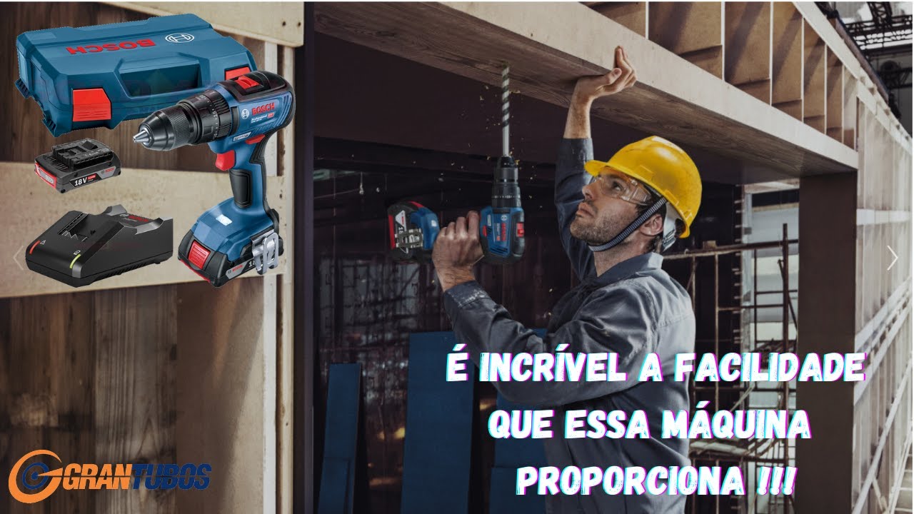 AGORA A BOSCH PASSOU DOS LIMITES - GSB 18V-50
