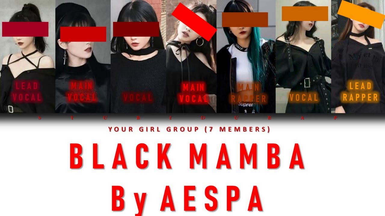 Your Girl Group (7 Members) Sing Black Mamba by Aespa