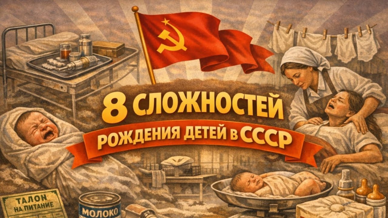 КАК РОЖАЛИ В СССР? 8 сложностей рождения детей в Советском союзе.