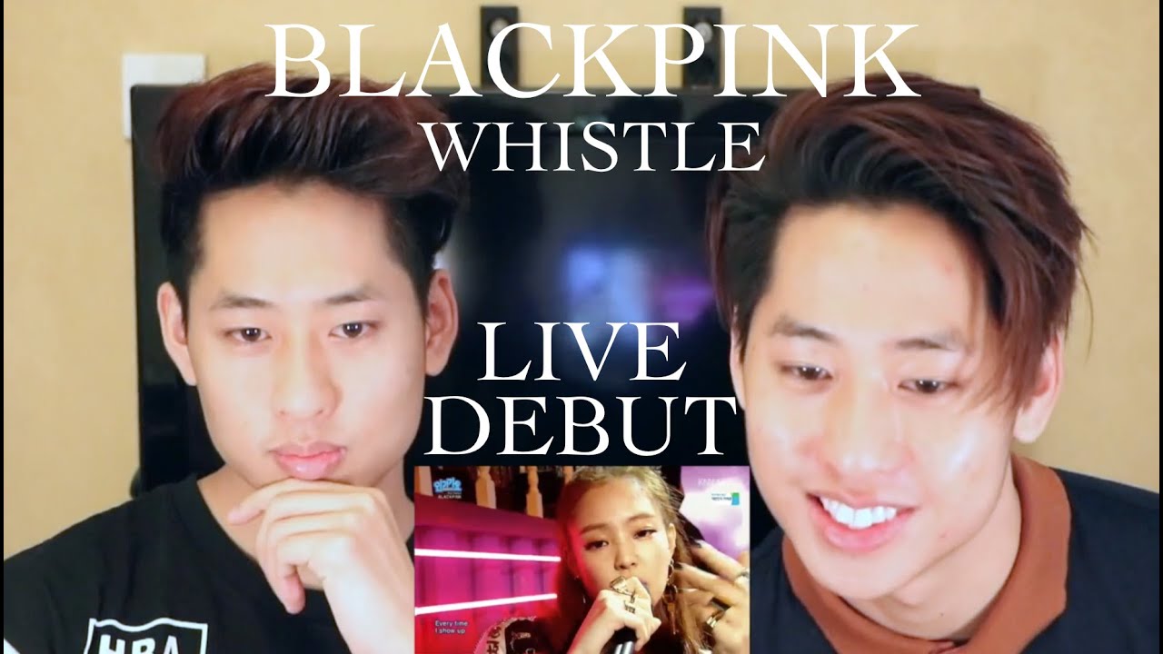 BLACKPINK - Whistle SBS Inkigayo Reaction 블랙핑크 휘파람 (Debut Stage)