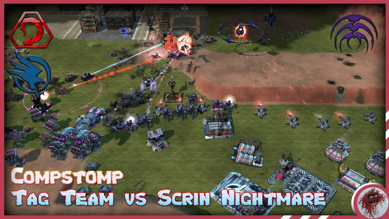 HDR - 2v2 Compstomp Tag Team vs Scrin Nightmare - Tiberium Insanity 3.3 - Kane Wrath - 2024