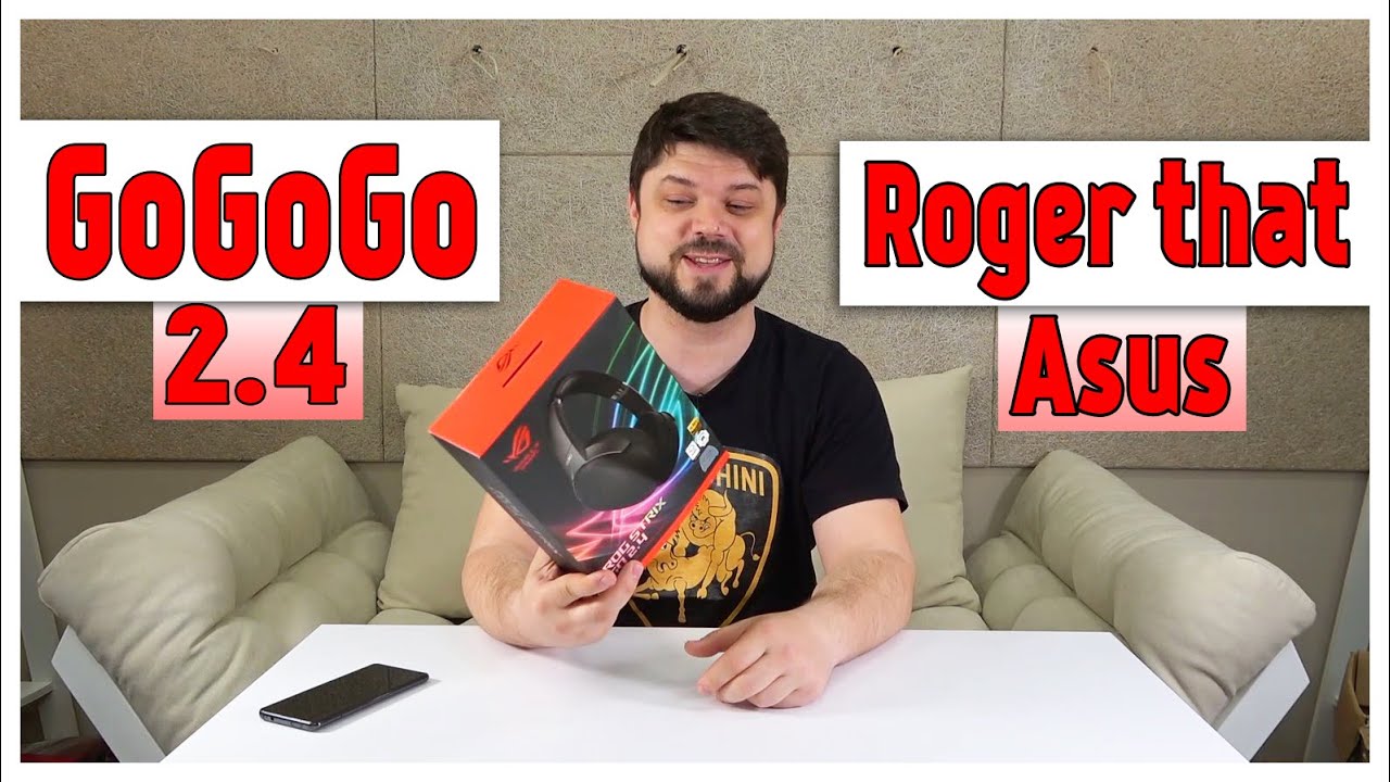 Обзор топовой беспроводной гарнитуры ASUS Rog Strix Go 2.4 Black