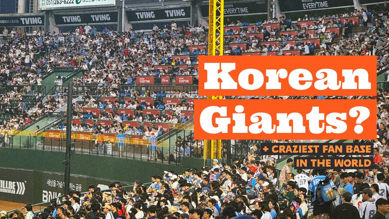 Craziest Korean Baseball Culture | Lotte Giants Fans in Busan