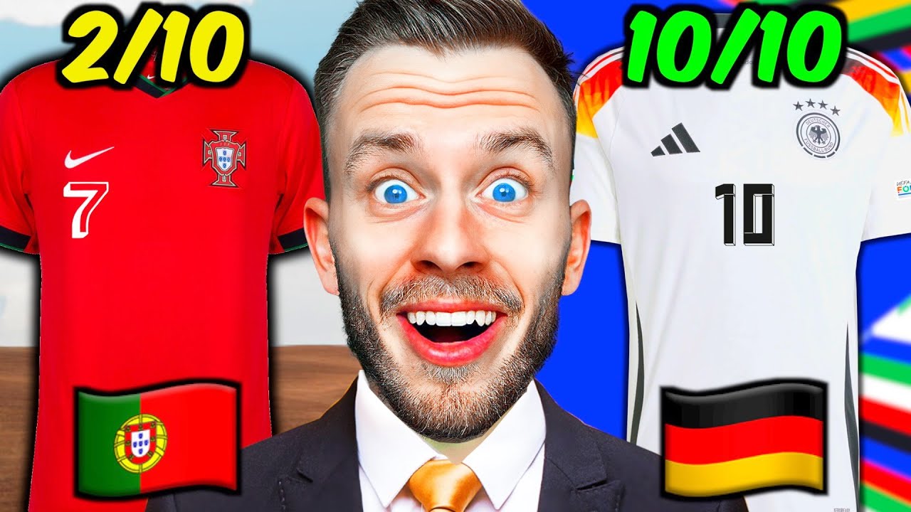 EURO 2024 Trikot-Ranking: Wer hat das Schönste? 🤩 Wer das Hässlichste? 💩