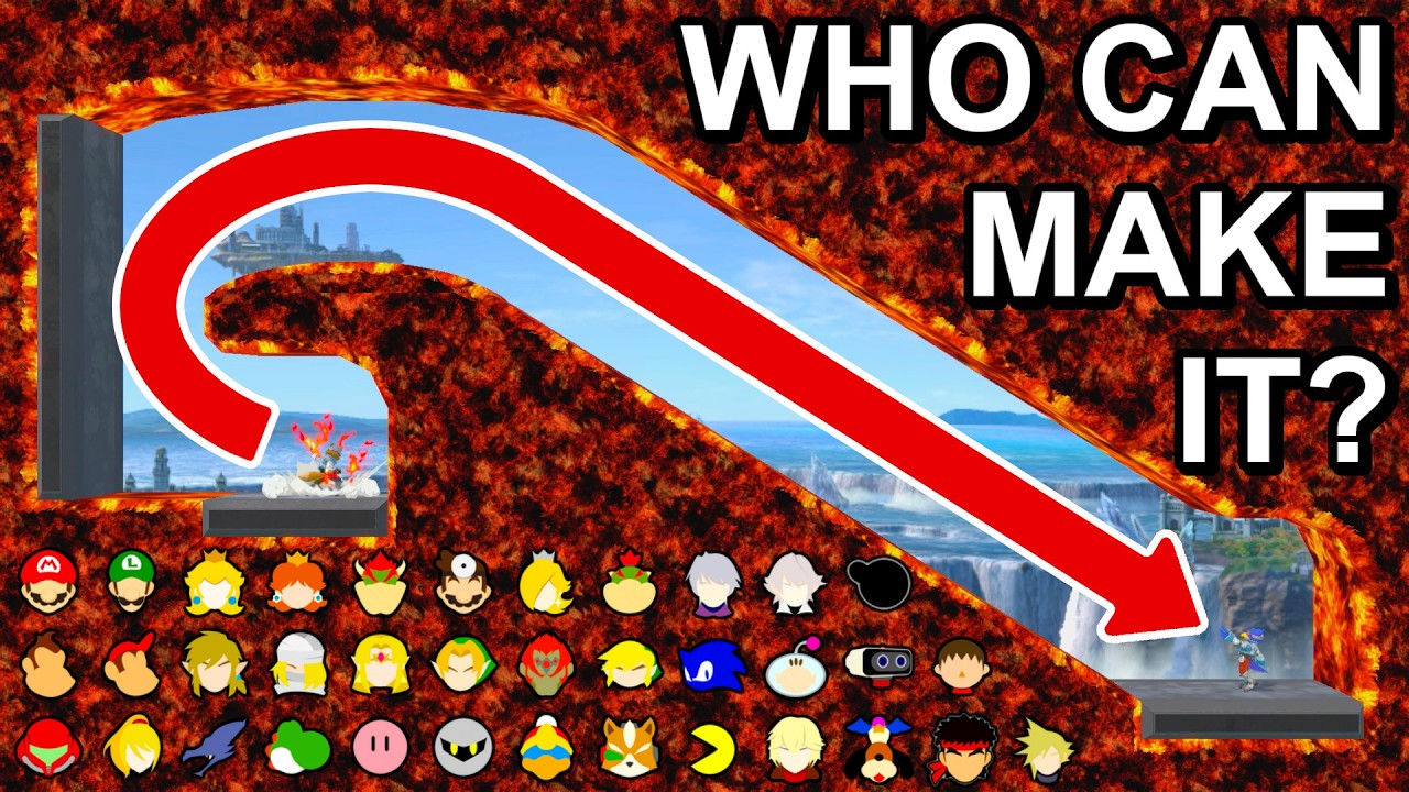 Who Can Make It Through The Curve In The Lava Tunnel ? - Super Smash Bros. Ultimate