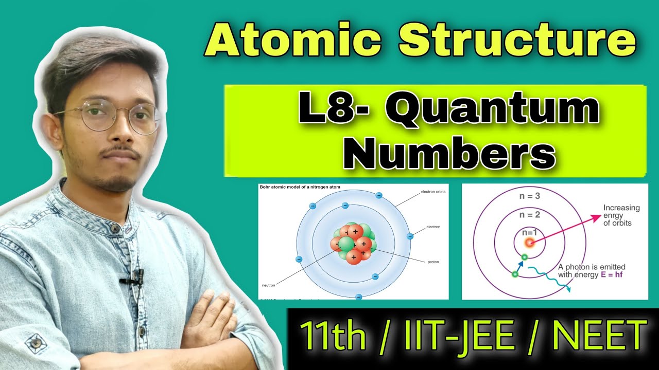 L8 -  Atomic Structure| Quantum numbers | Class11 | NEET | IIT-JEE [Ash Academy]