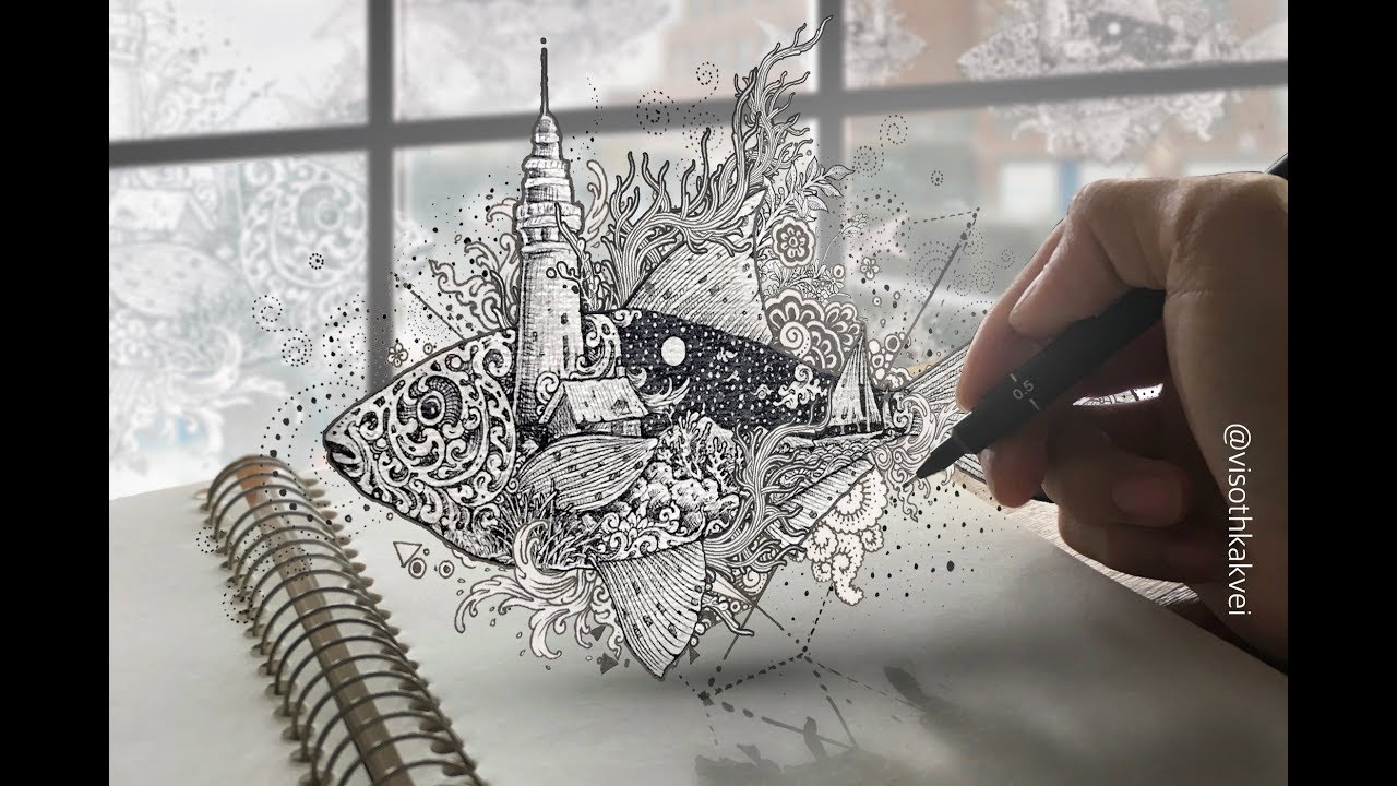 Cambodian nature and childhood inspire Instagram star artist