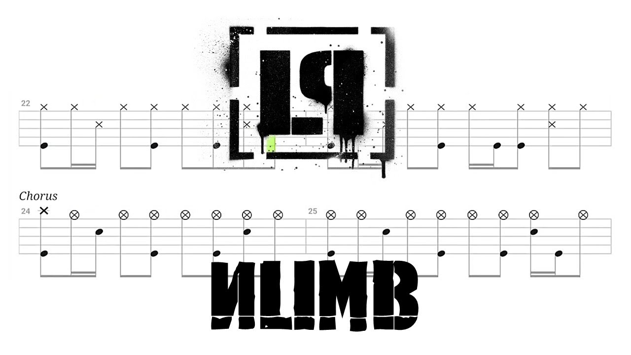 Linkin Park - Numb (🔴 Drum Notation | Tutorial) @chamisdrums Bass on @ChamisBass