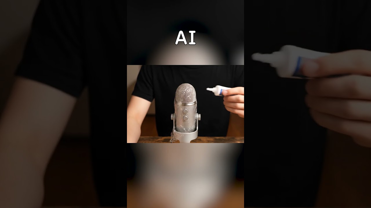 ステックのりでASMRしてみたら…人間vsAI