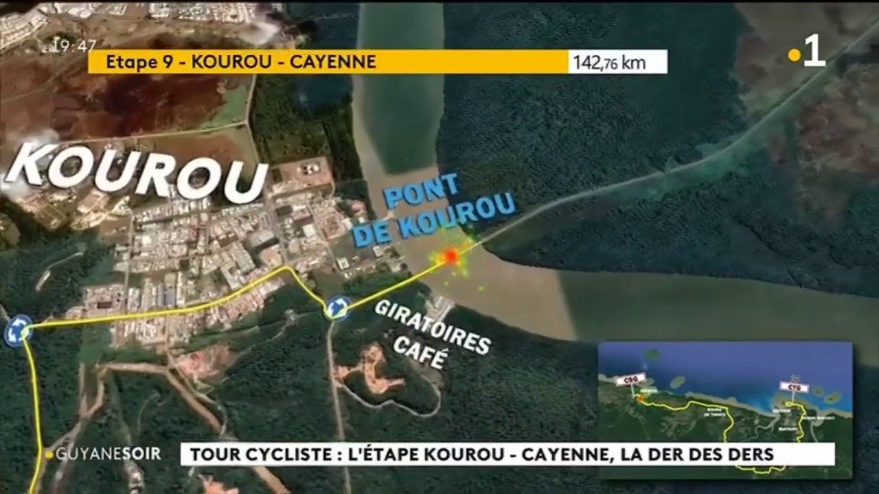 Tour cycliste : l'étape Kourou - Cayenne, la der des ders