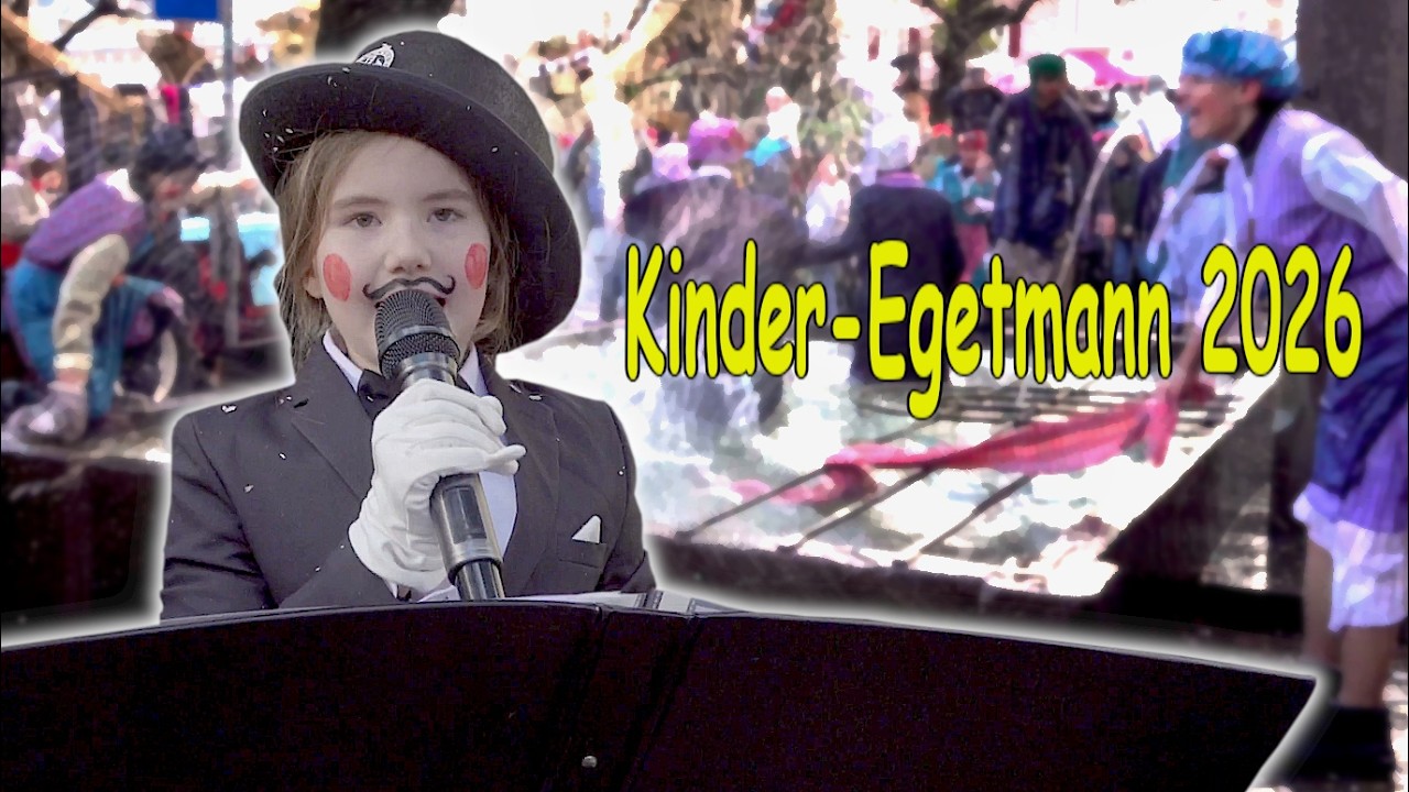 🥳 Kinder-Egetmannumzug 2026 | La sfilata dell'Egetmann per bambini 2026 | Egetmann Parade 2026