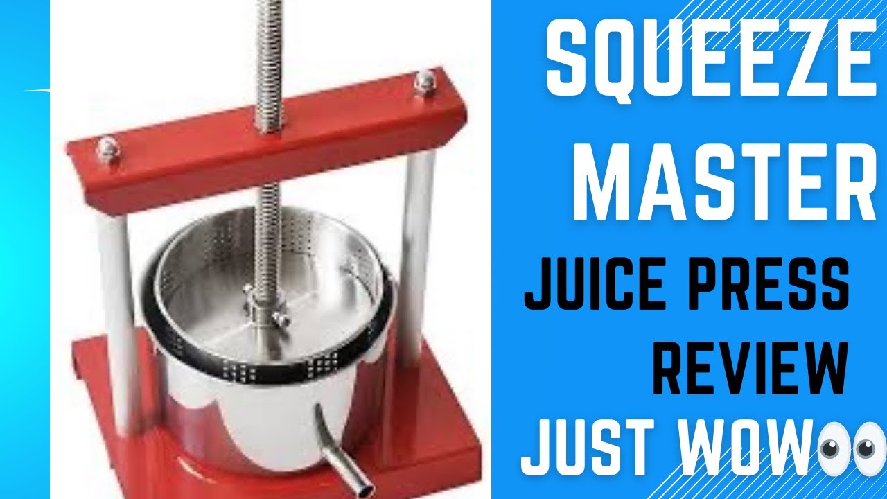 Squeeze Master Juice Press Review | Run and purchase this, don’t walk!