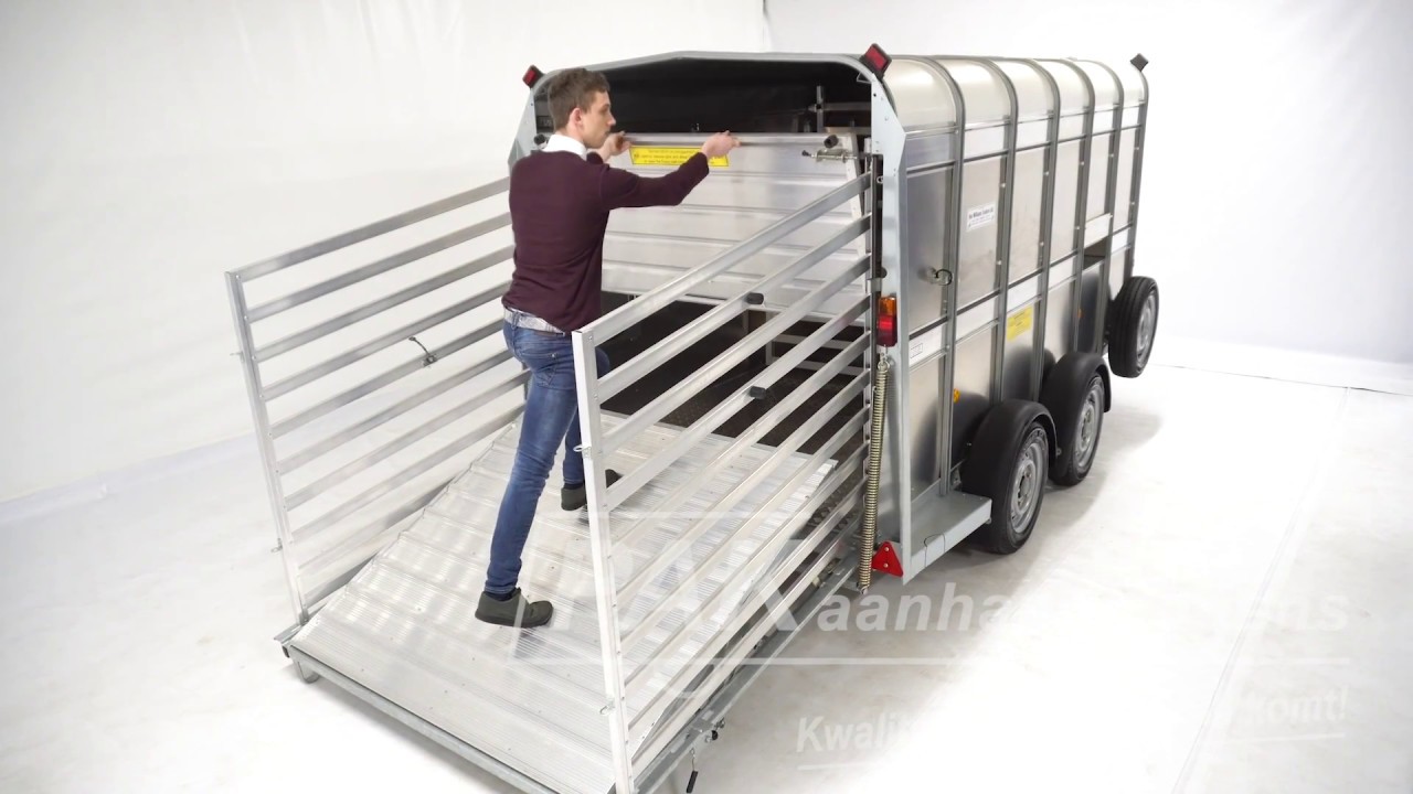 Ifor Williams tandemas veetrailer van PAK Aanhangwagens
