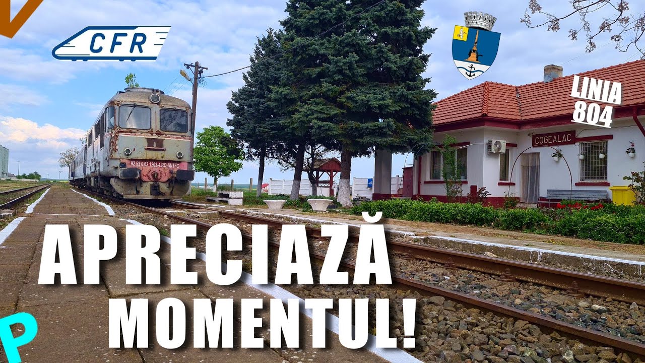 Diesel Dobrogea | Minute linistitoare de calatorie cu trenul Cogealac-Medgidia