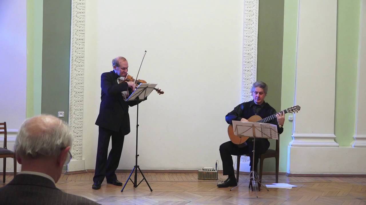 11 Tangos of A  Piazzolla A. Chernov(violin) & Y. Nugmanov(guitar) play
