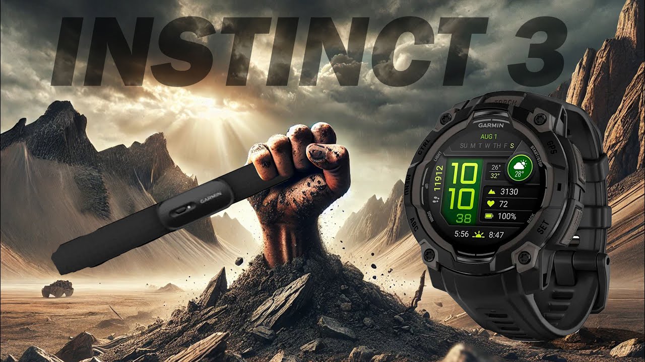 ⌚️ ساعة جارمن إنستنكت 3: التقنية التي تغنيك عن الشحن!