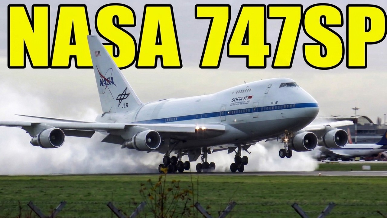 SOUND ON! ✈️ NASA Boeing 747SP 