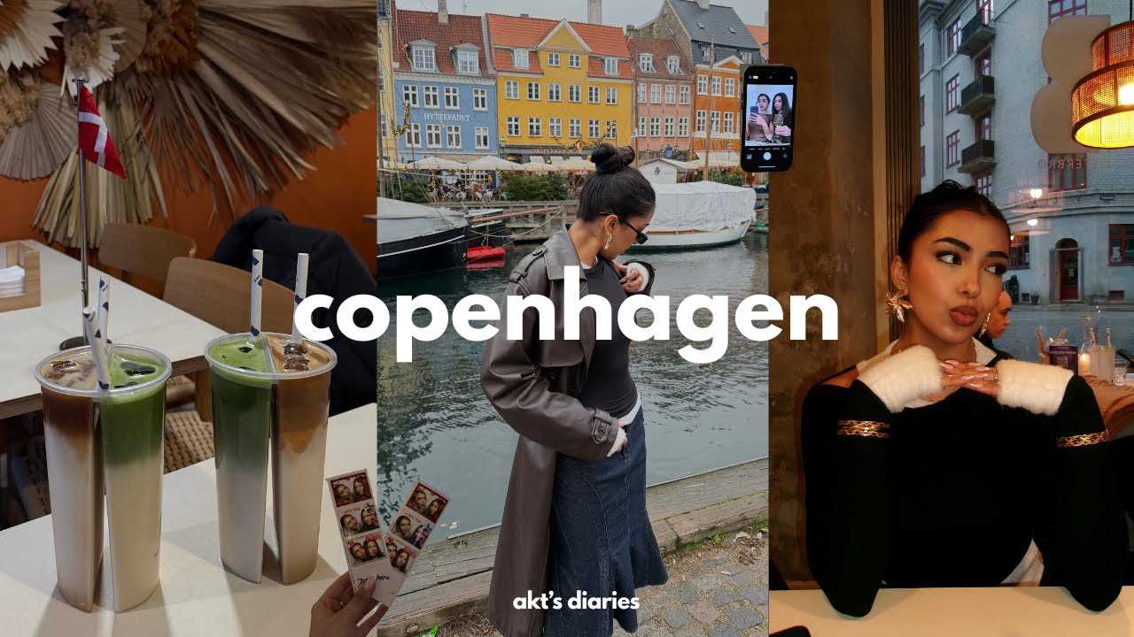 copenhagen vlog! shopping, matcha + good vibes