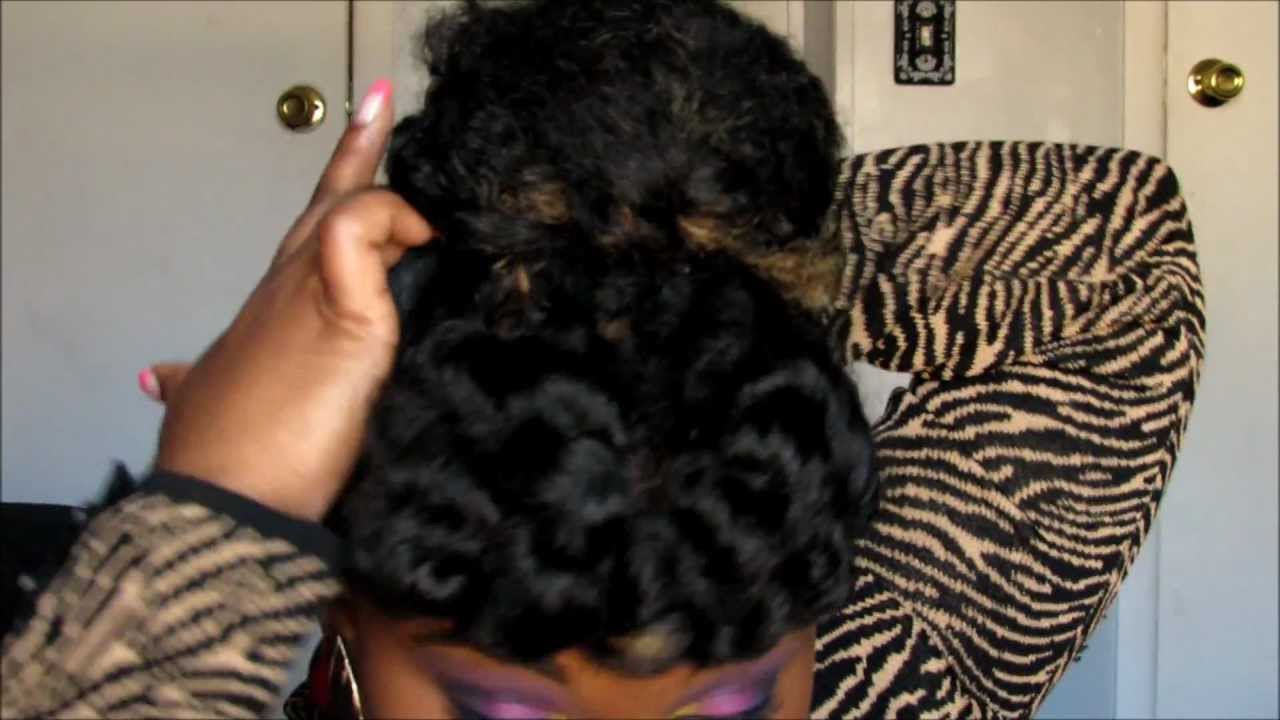 Twist-Out Bun & Bang | Natural Hair Tutorial
