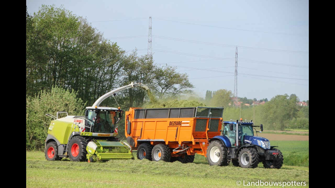 Claas Jaguar 950 Dynamic Power & Dezeure - Gras hakselen 2016 - Monnier