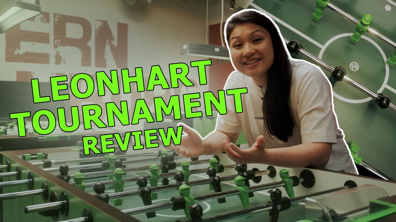 Leonhart Tournament: Weltmeisterin stellt Profi-Kickertisch vor | Tischkicker Test & Produktreview