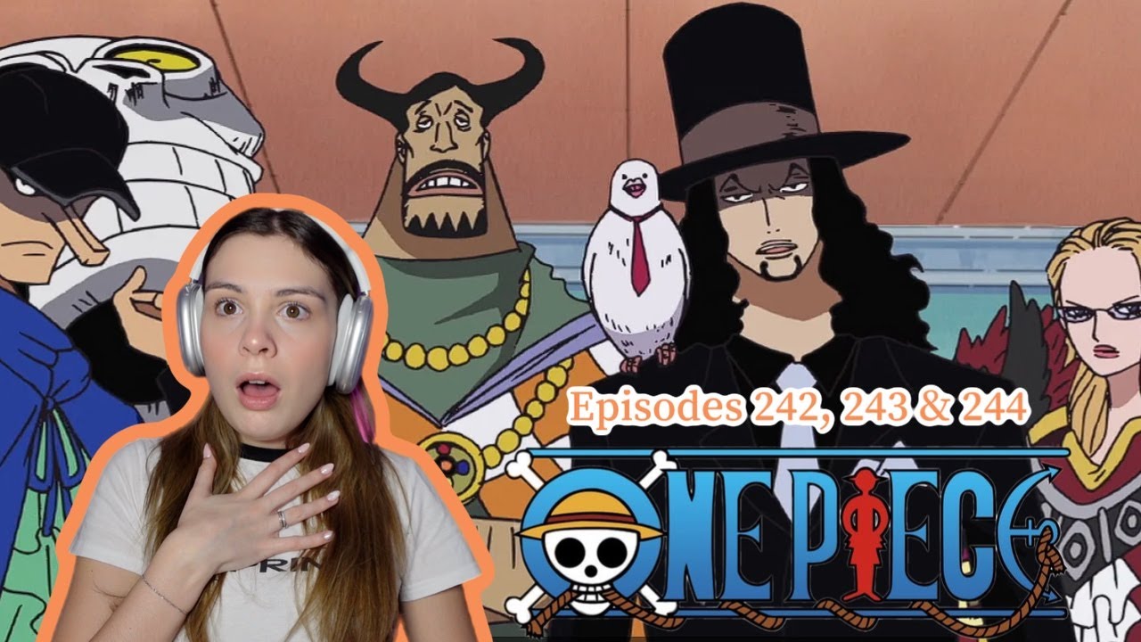 FIRST TIME WATCHING *One Piece* THAT CP9 REVEAL WAS INSANE!!!! (Episodes 242, 243 & 244)