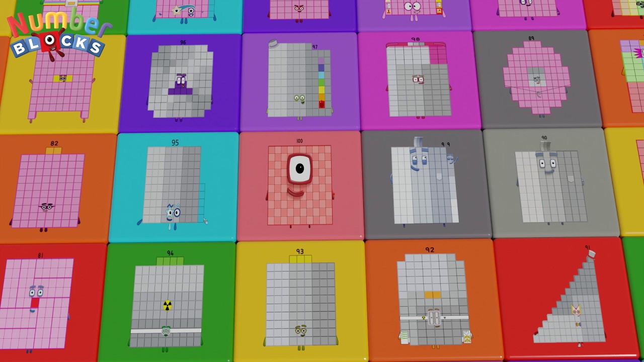Считаем числа с помощью Numberblocks | Изучаем числа от 1 до 100 для детей