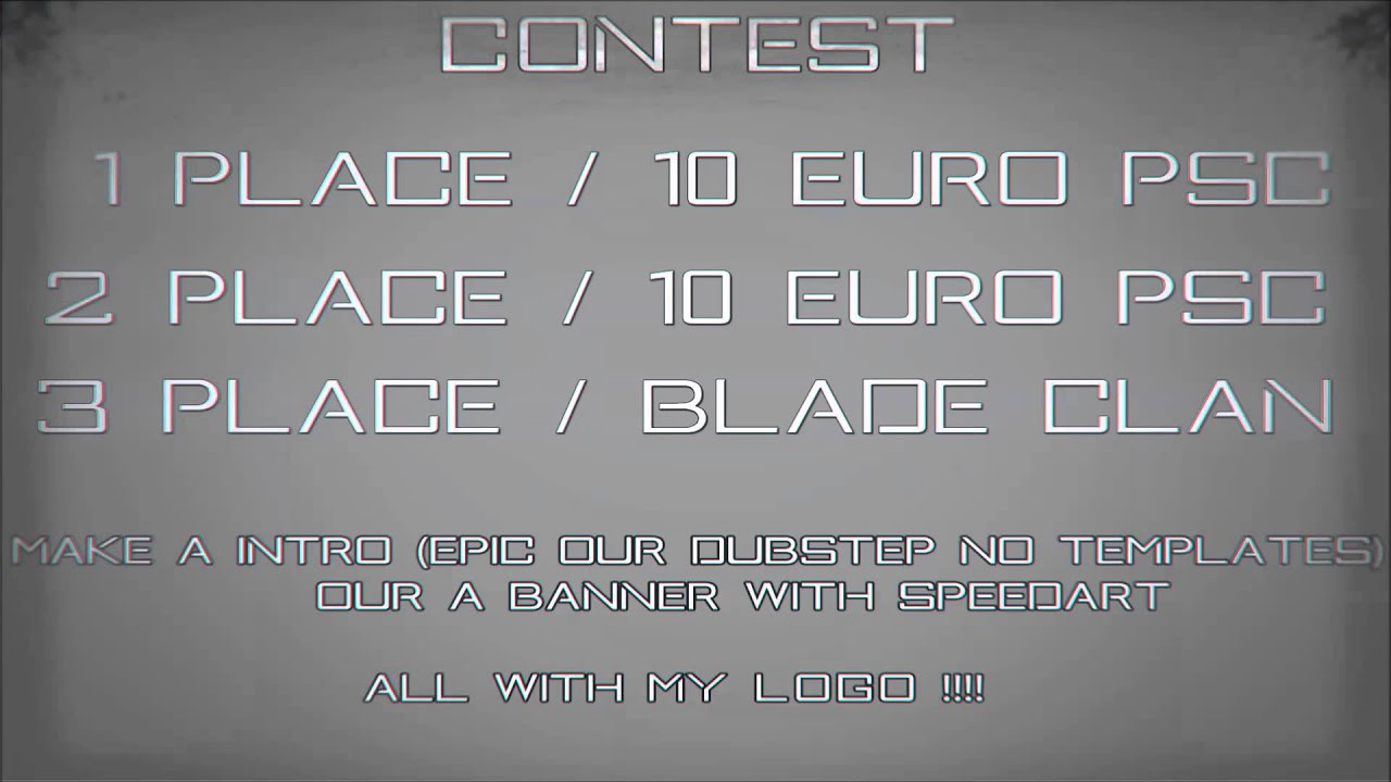 VFX/GFX Contest 20 euro