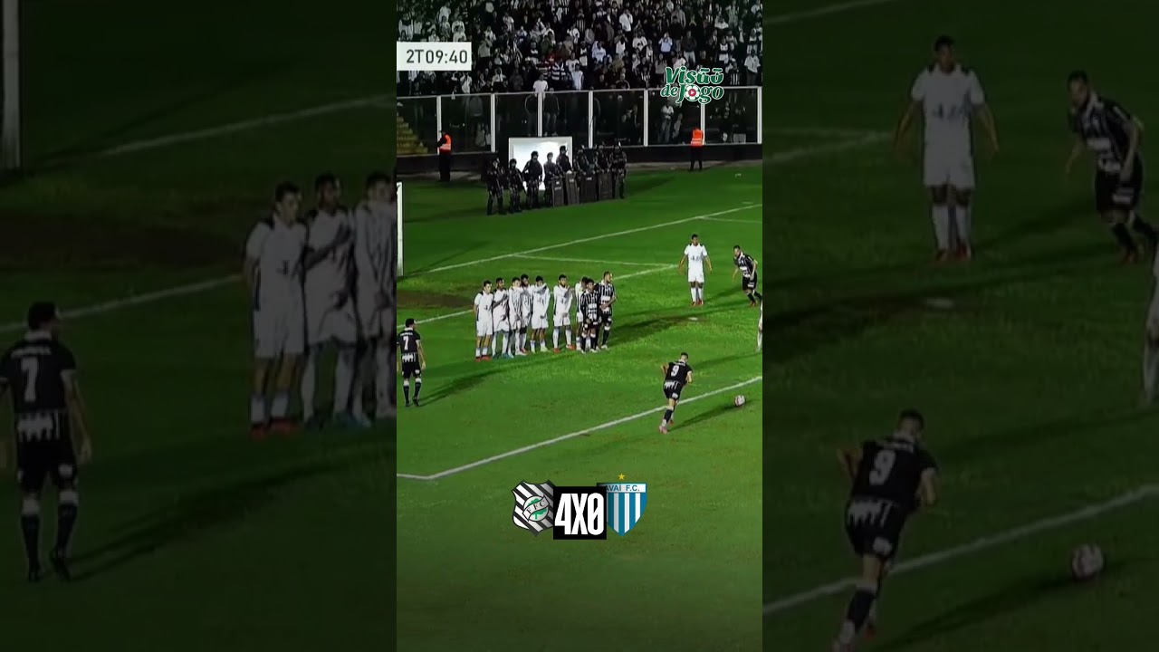 QUE GOLA&Ccedil;O! DE FALTA PARA O HAT TRICK #Figueirense 5x0 #Ava&iacute; #goleada #gol #cr7 #falta #copasc