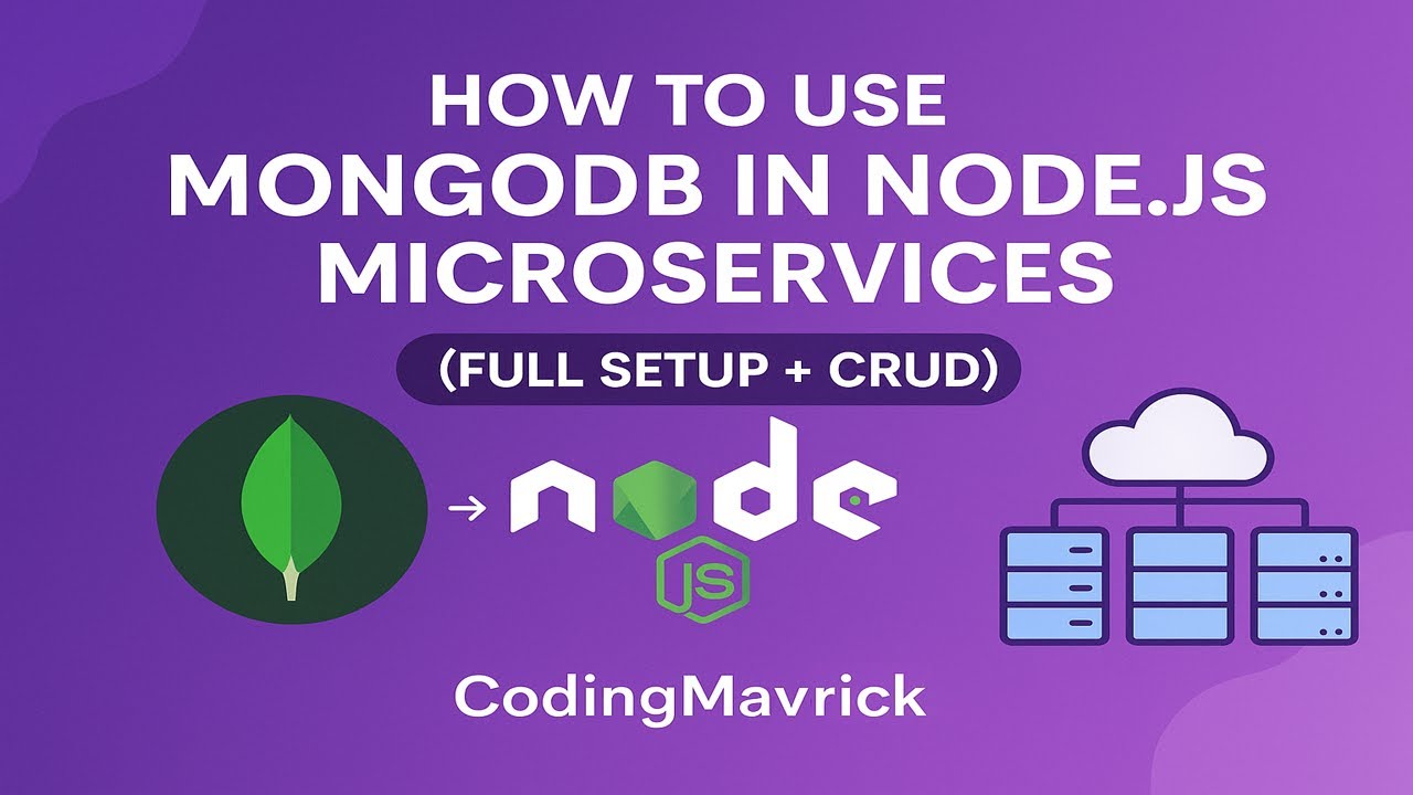 🔴 How to use MongoDB in Node.js Microservices — Mongoose ODM Explained Live 2025 | (E-71)
