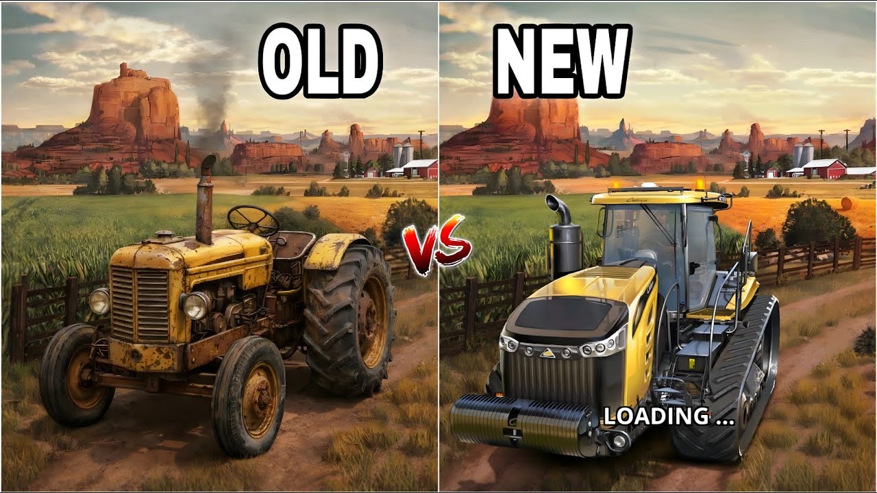 Old Vs New Fs 18 Gameplay ! Farming Simulator 18 Harvest Wheat & Cultivation | Timelapse #fs18 