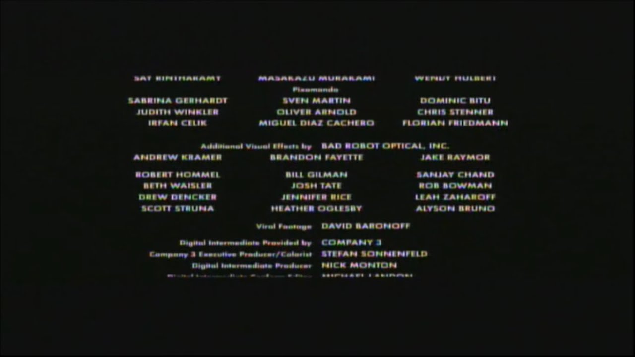 Super 8 (2011) End Credits (Showtime 2023)