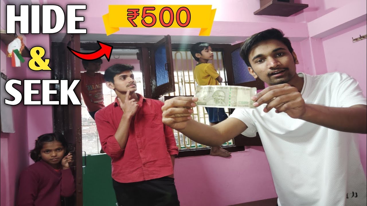 ₹500 Hide & Seek Challenge | 10 Minutes ke andar jo mila uska
